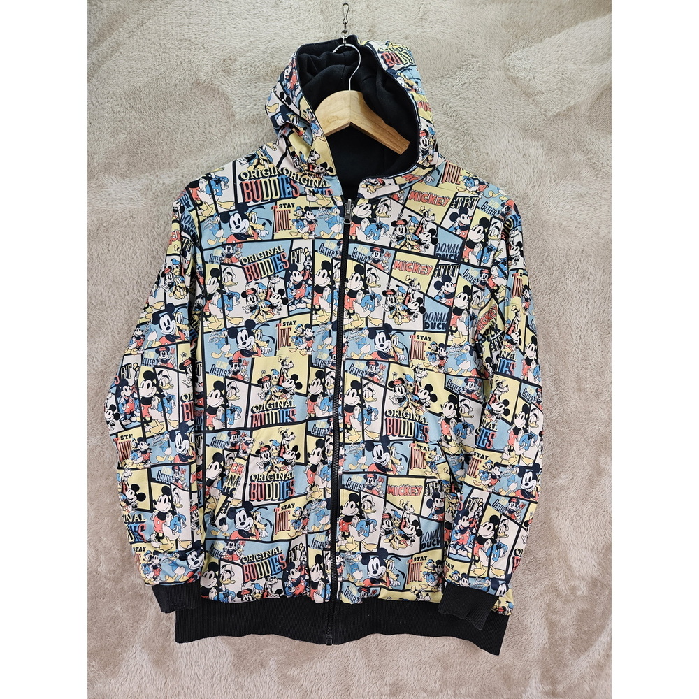 Reversible Souled Store Disney Originals Hoodie All-over Comic Print Mickey - Picture 1 of 10